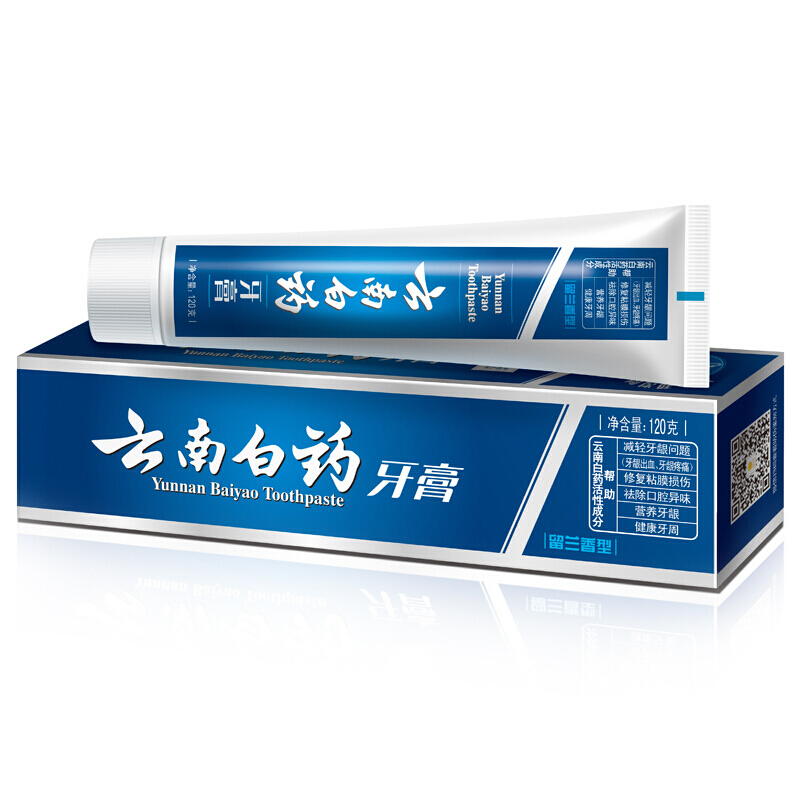 云南白药牙膏(留兰香型)120g